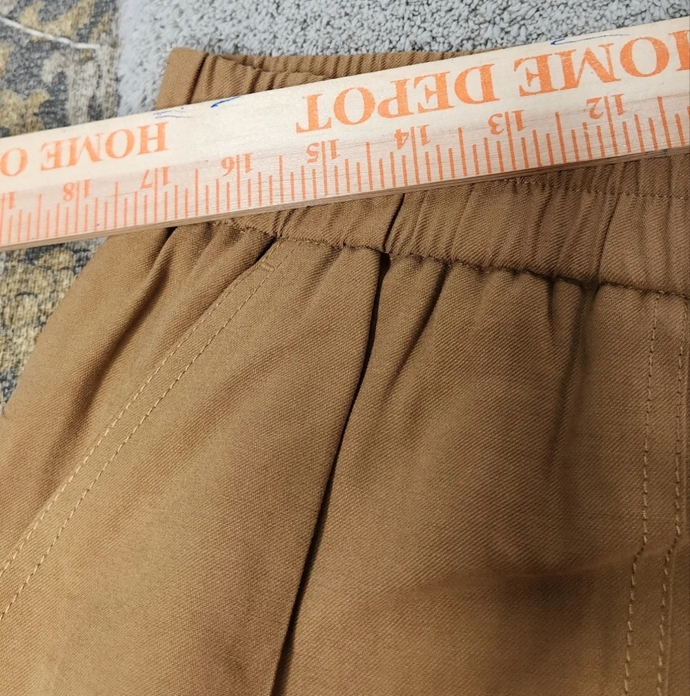 Women's High-Rise Ankle Cargo Pants - A New Day Tan XXL - Picture 12 of 14